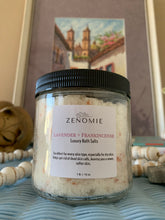 Load image into Gallery viewer, 16oz Luxury Spa Detox Bath Salts w/ Essential Oils Aromatherapy | Natural Soak w/ Dead Sea, Himalayan, & Epsom Salts | Body Polish w/ Minerals