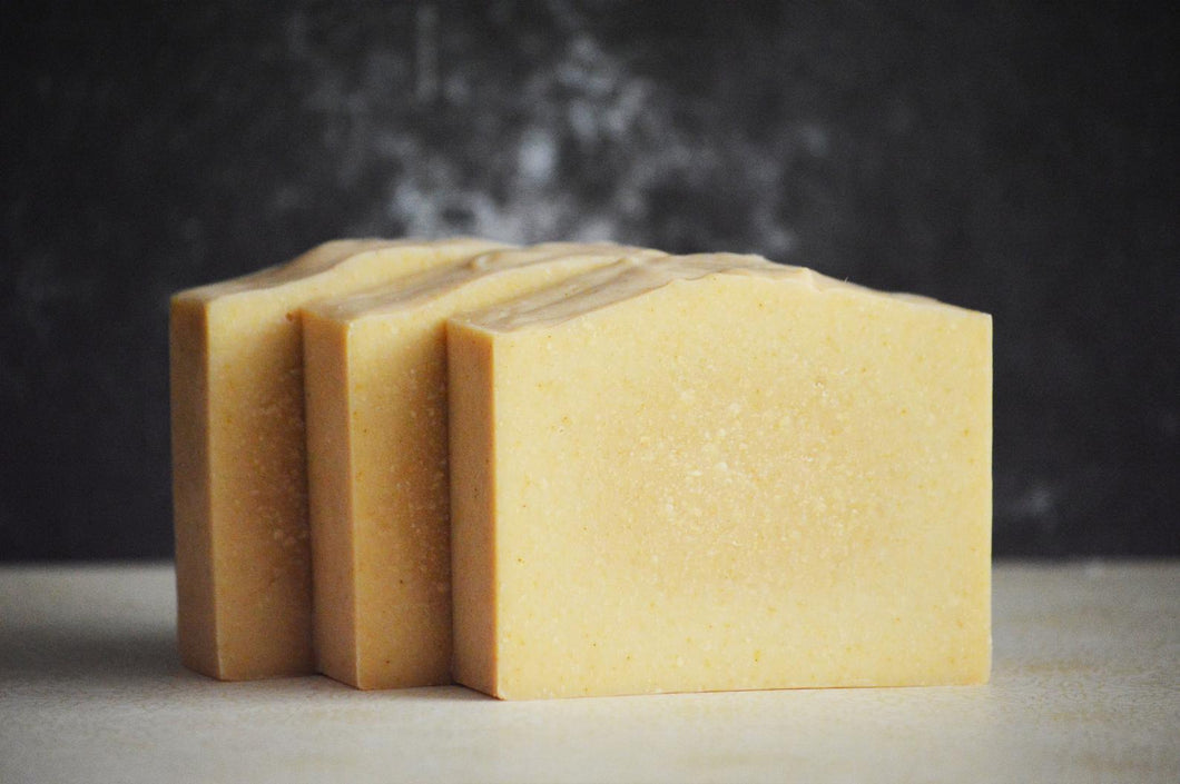 Curcuma Silk Soap | Fragrance-Free | Nut Allergy Soap