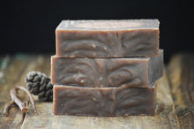 Load image into Gallery viewer, Coconut Sandalwood Soap w/ Flakes
